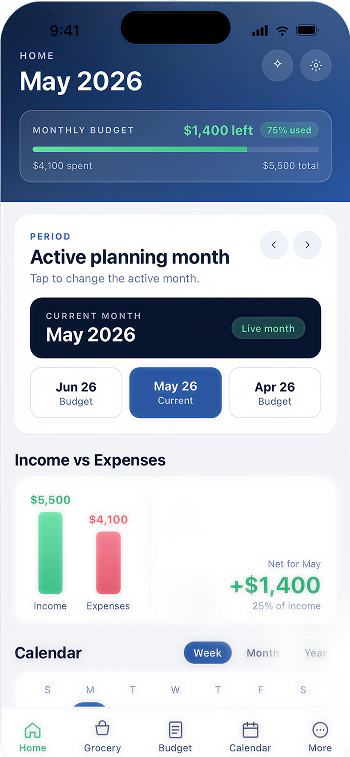 Allontas home screen